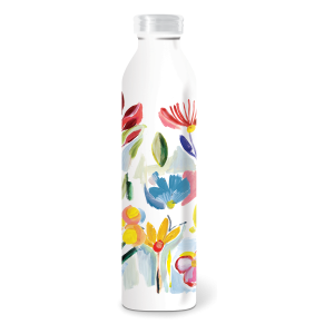 Expressive Floral Water Bottle Product