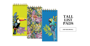 Molly & Rex - Stationery & Gifts - Painted Paradise Collection - tall list pads