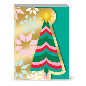 Gold Green Tree Pocket Notepad Product