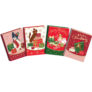 Molly & Rex Christmas holiday pocket notepads note pads