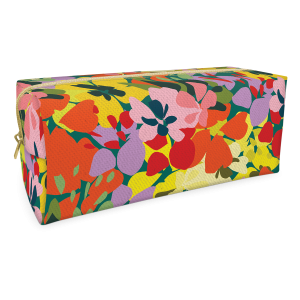 Yellow Floral Cosmetic Bag Product
