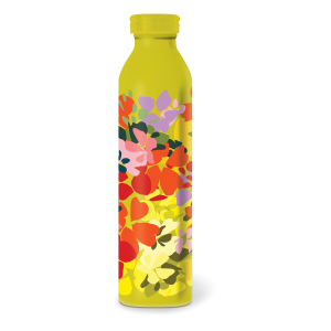 Yellow Floral Water Bottle Product