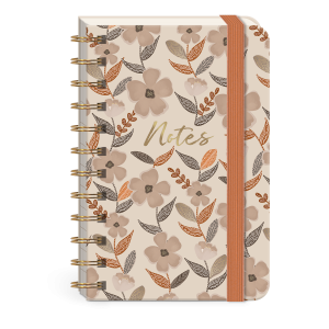 Floral Small Spiral Pocket Notebook Product