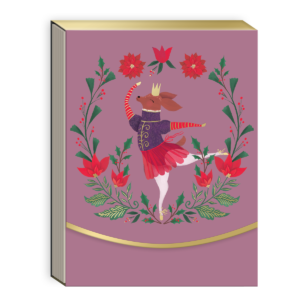 Holiday-themed pocket notepad with a deer design, perfect for jotting down festive ideas.