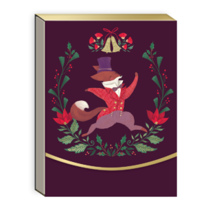 Fox-themed pocket notepad for holiday notes, combining beauty and functionality.
