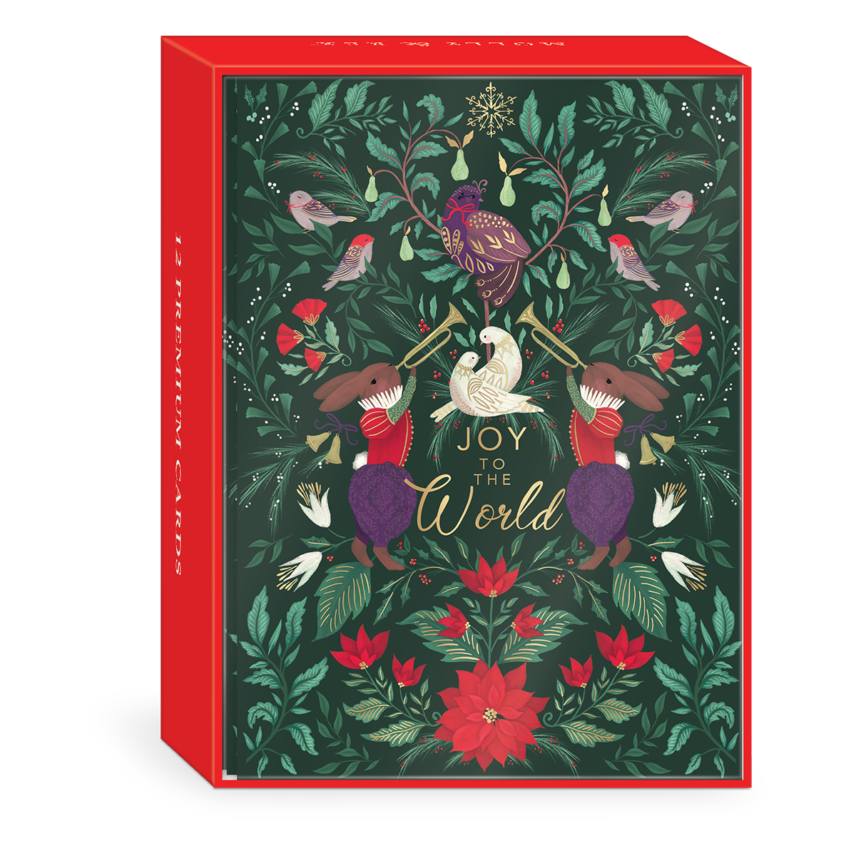 12 Days Of Christmas Green Boxed Holiday Cards Molly Rex