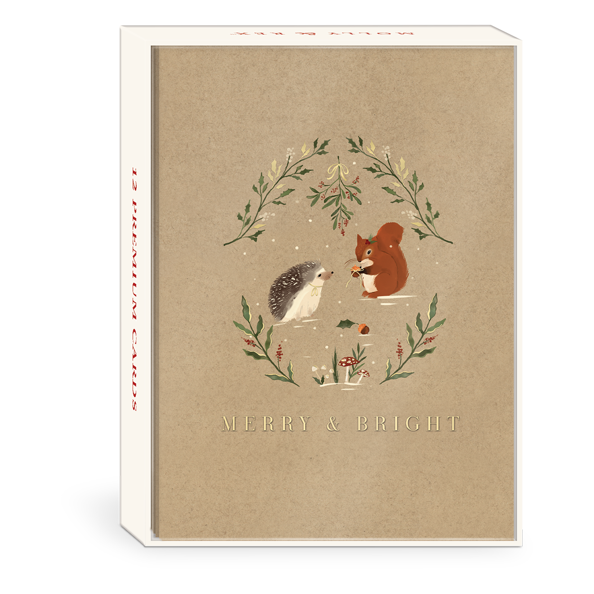 Woodland Hedgehog Boxed Holiday Cards Product