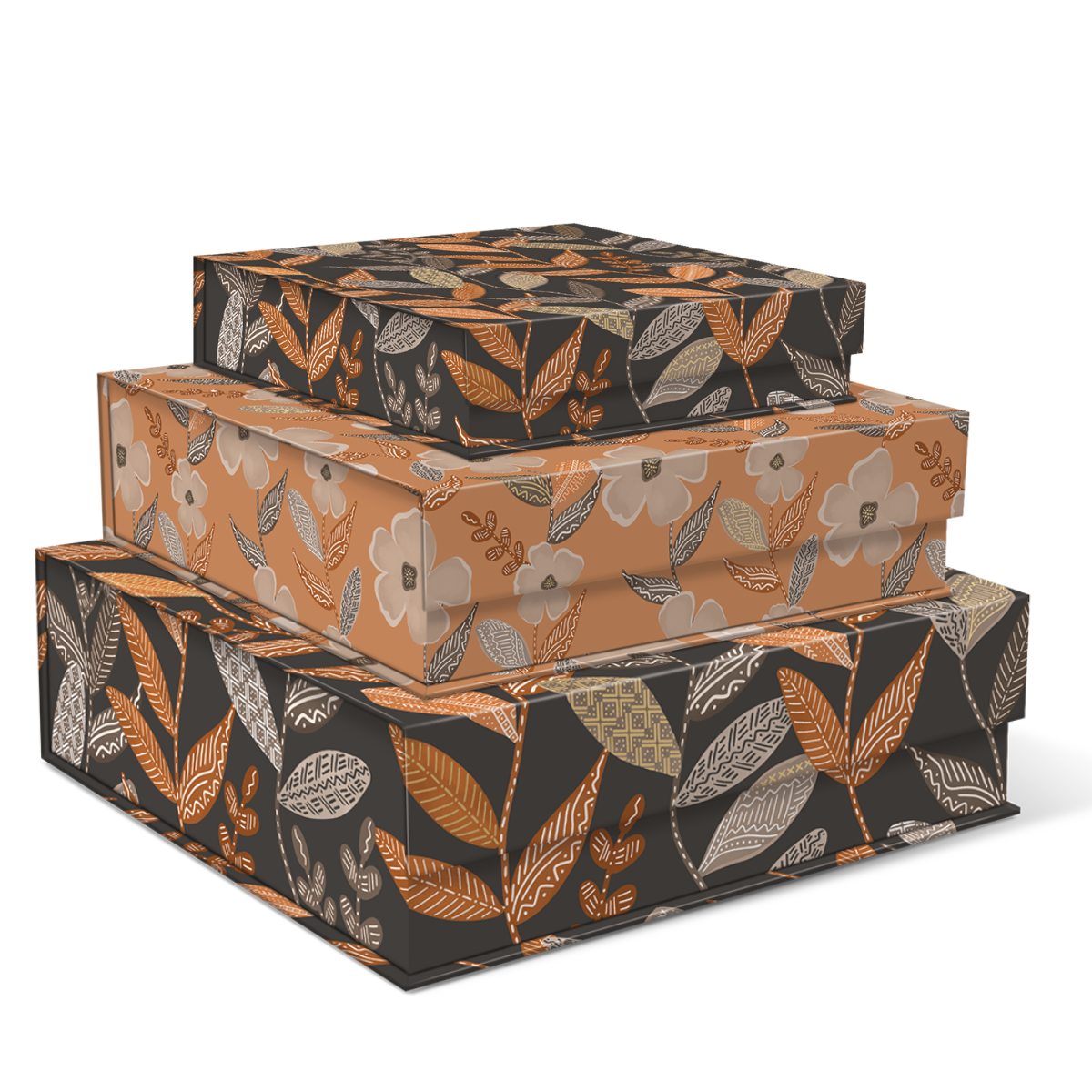 Batik Botanicals Square Flap Box Set Product