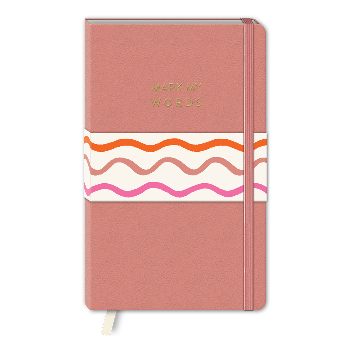 Clay-colored softcover journal for jotting down inspirations and plans.
