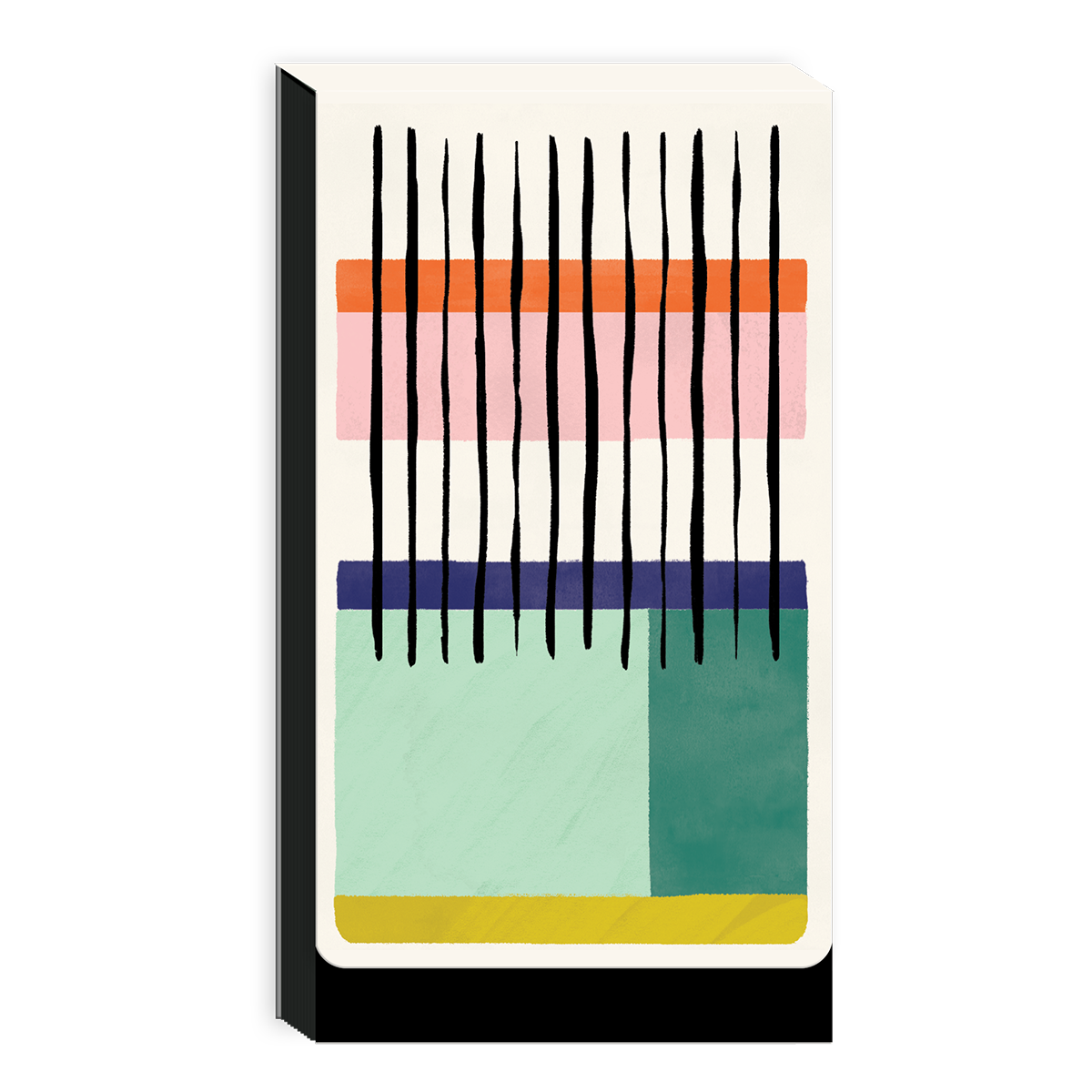 Playful Patterns Stripe Tall Notepad Product