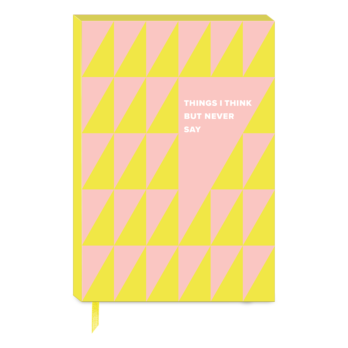 Statement Shapes Yellow Softcover Journal Product