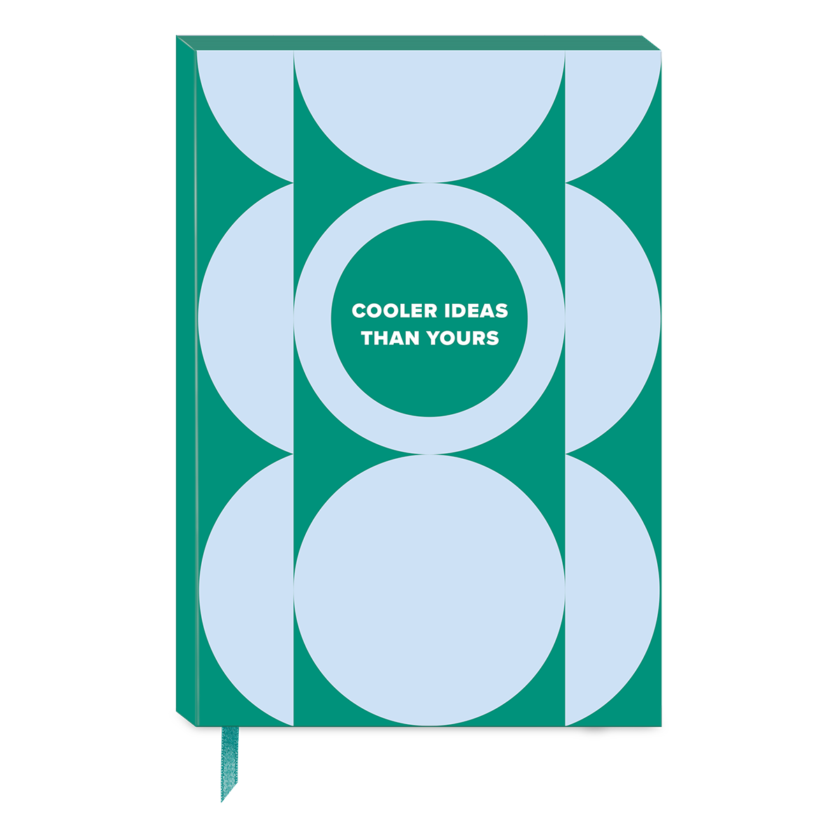 Green softcover journal for capturing thoughts, hopes, and dreams.