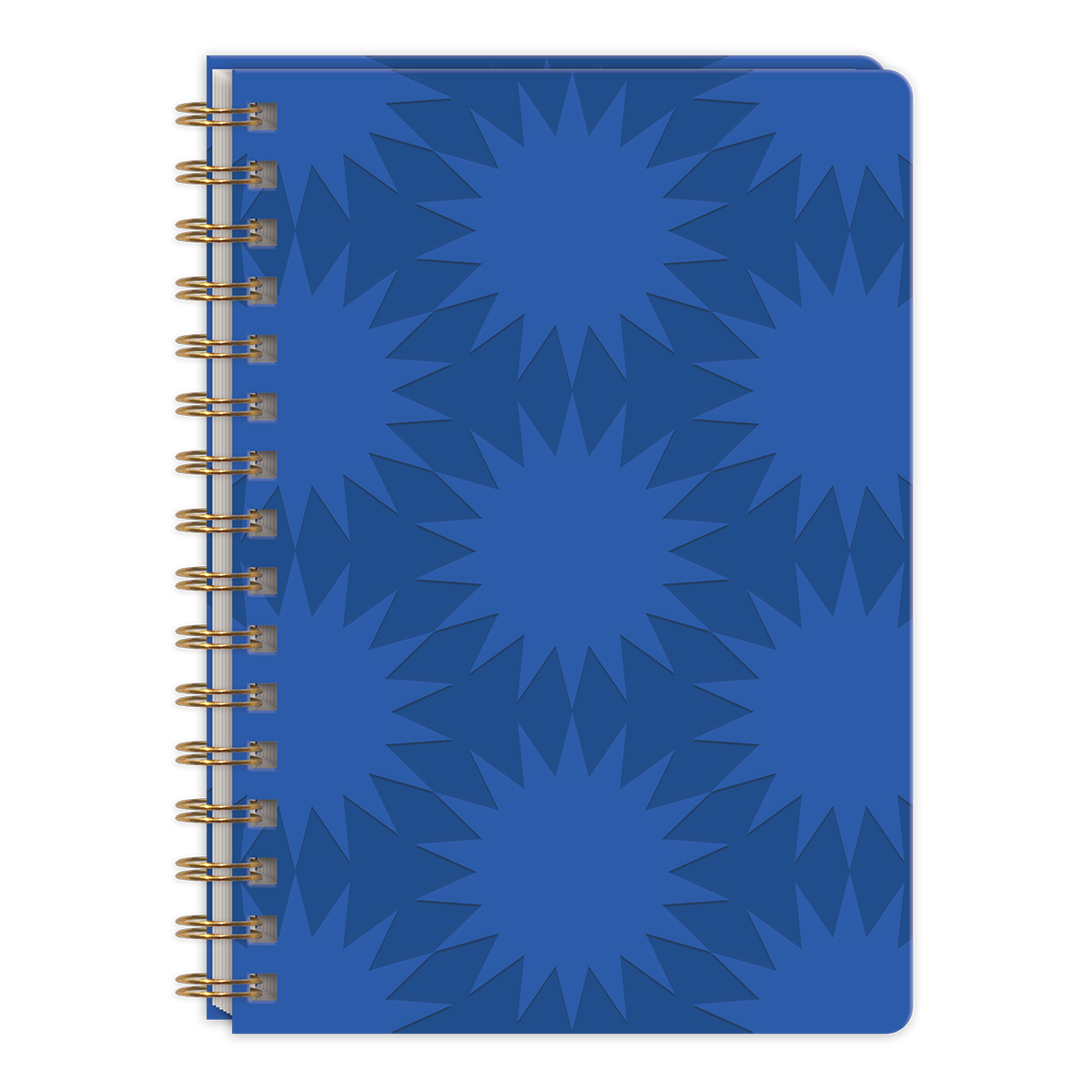 Statement Shapes Blue Spiral Journal Product