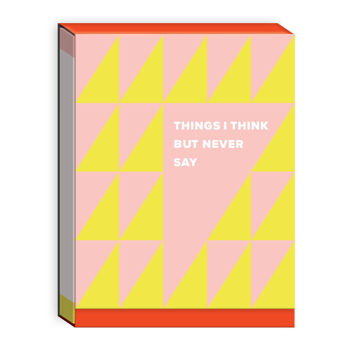 Yellow pocket notepad with magnetic flap closure, ideal for reminders and messages.