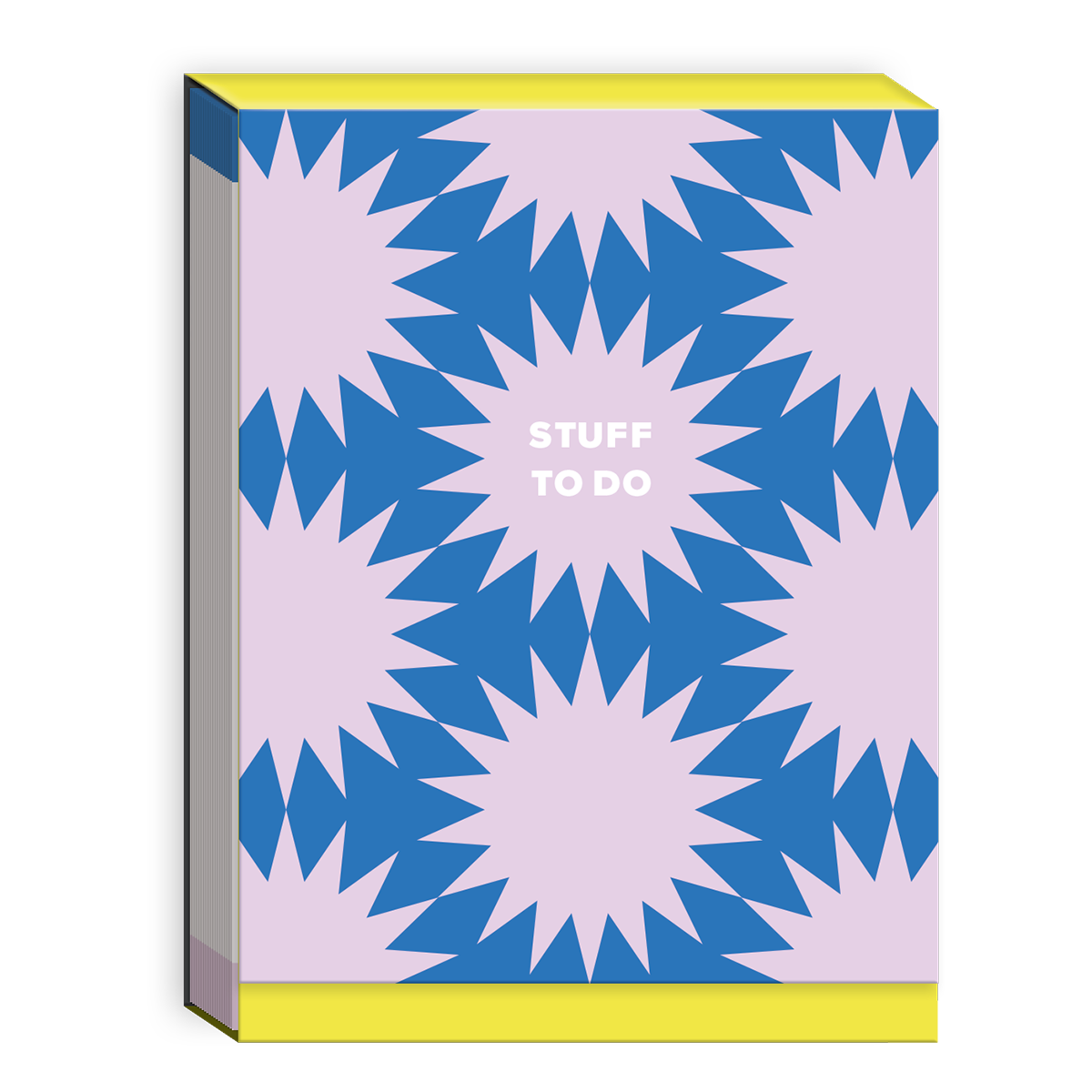 Statement Shapes Blue Pocket Notepad Product