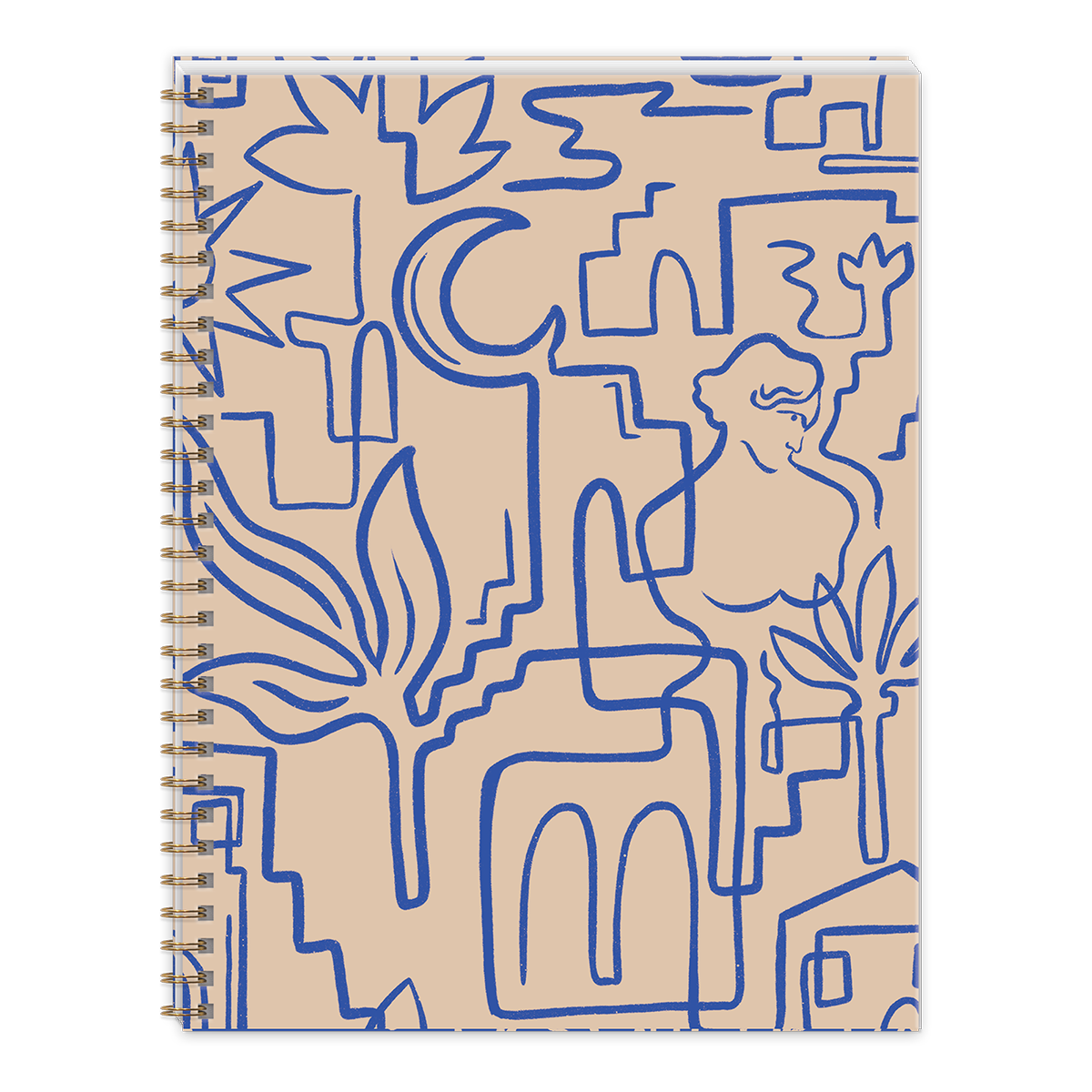 Linework-themed sketchbook for capturing doodles and designs.