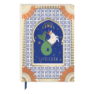 Capricorn-themed softcover journal for capturing thoughts and ideas.