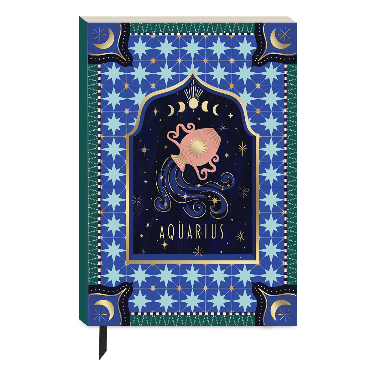 Zodiac Aquarius Softcover Journal Product