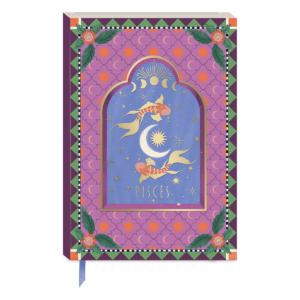 Pisces-themed softcover journal for jotting down hopes and dreams.