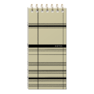 Natural print list pad for stylish to-do lists and notes.