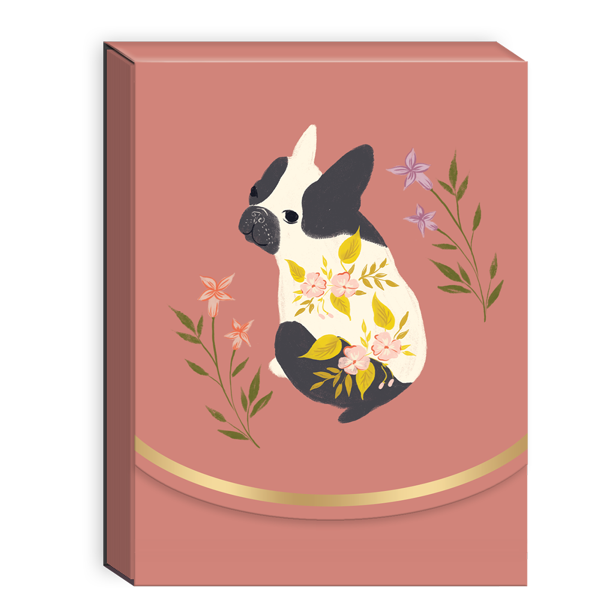 Flower Pets Frenchie Pocket Notepad Product