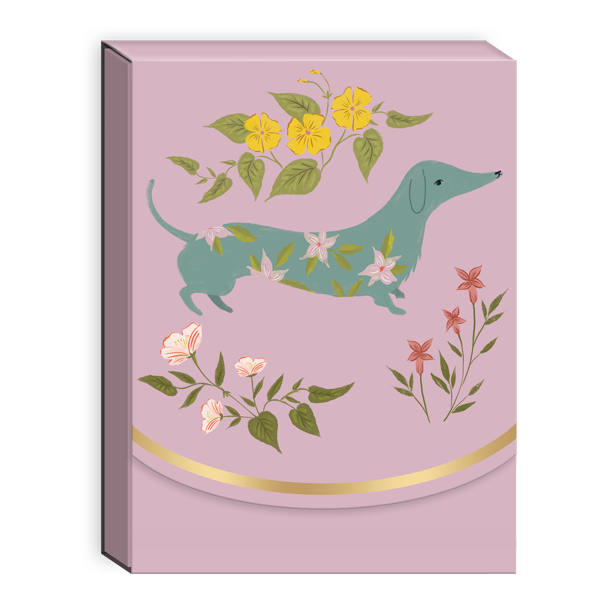 Flower Pets Doxie Pocket Notepad Product