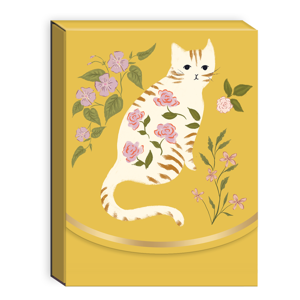Flower Pets White Cat Pocket Notepad Product
