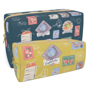 Stamps Cosmetic Bag