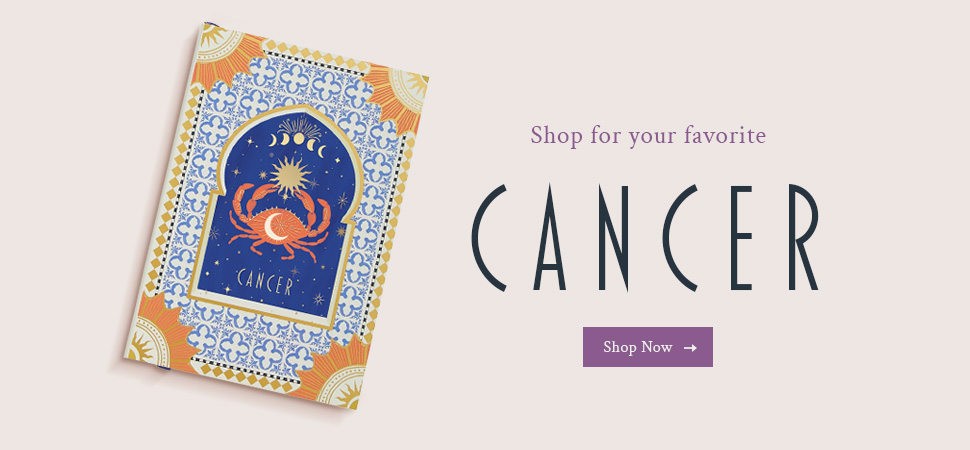   product zodiac cancer softcover journal 