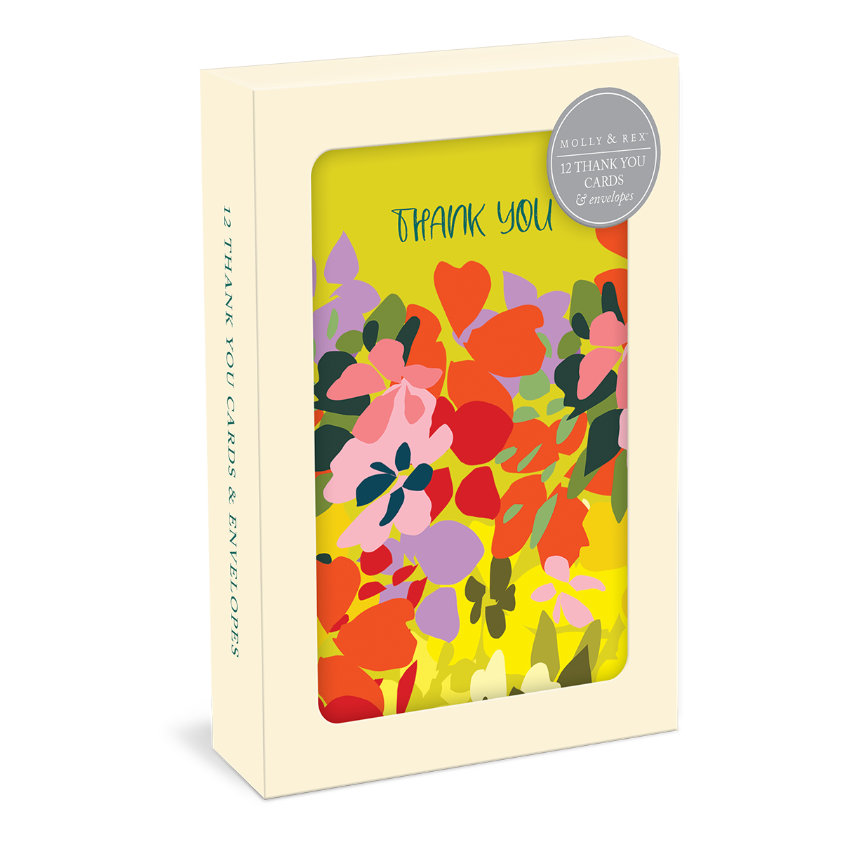 Yellow Floral Note Cards Product