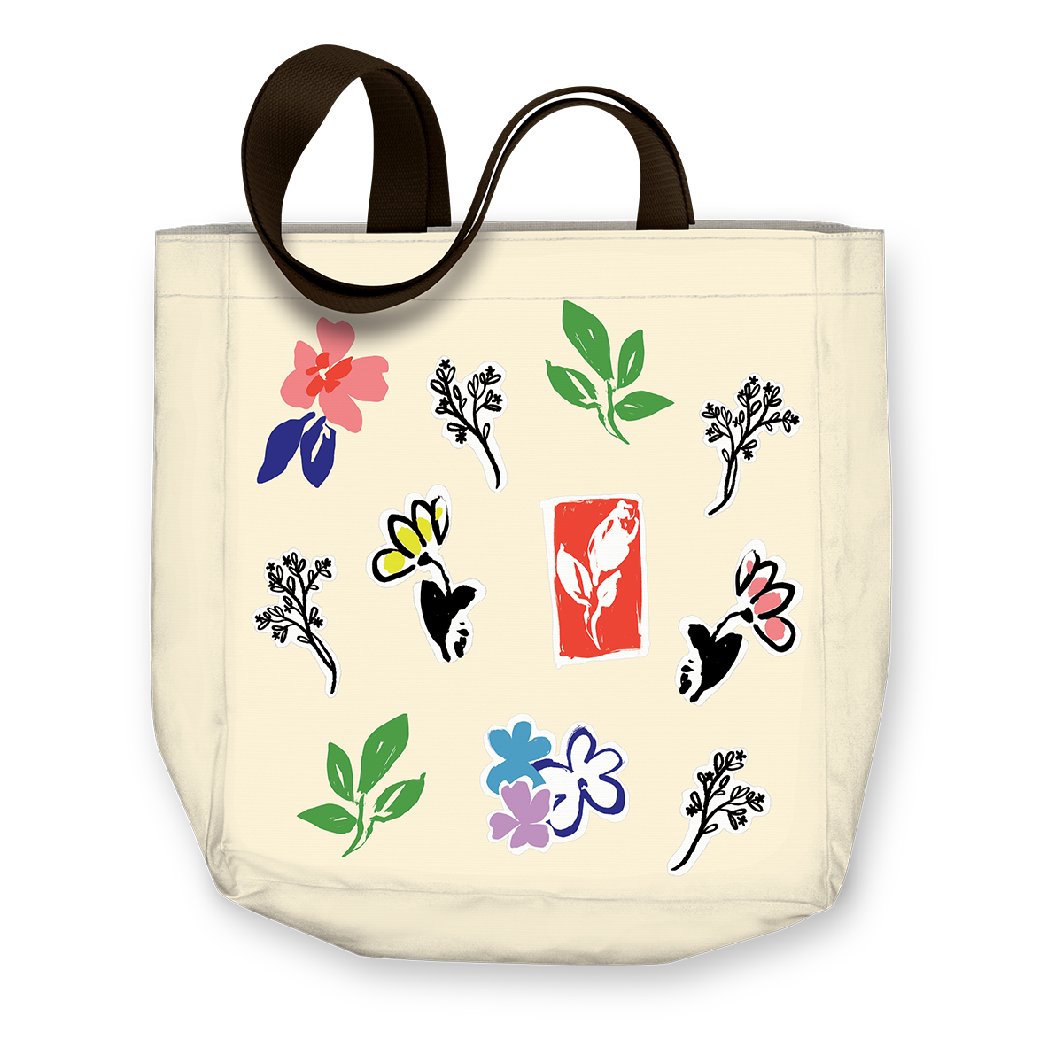 Cream Multi Tote Bag Product