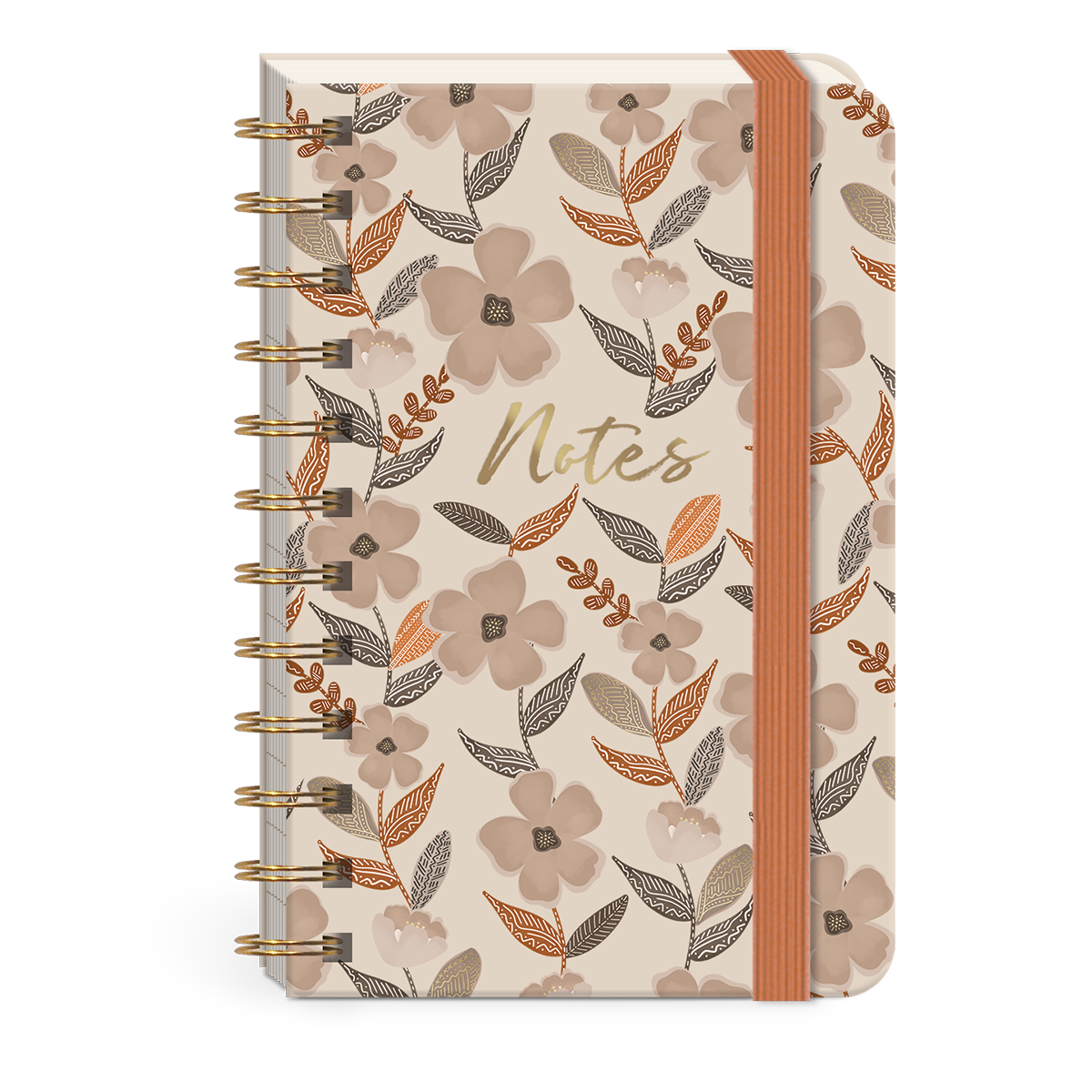 Floral Small Spiral Pocket Notebook Product