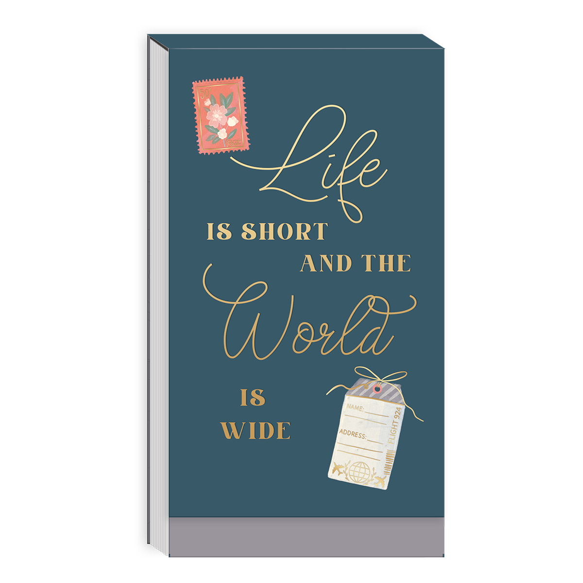 Life Is Short Tall Notepad Product